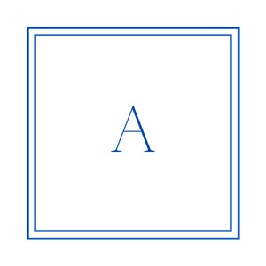 Monogram All Letters - PDF Digital File - Ready to Print Sticker Label