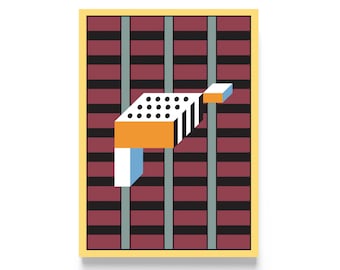 Affiche authentique, artiste contemporaine, NATHALIE DU PASQUIER, Manifesto 01, 2021