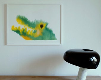 Affiche authentique, artiste contemporain, Rop Van Mierlo, <CROCODILE, 2020>