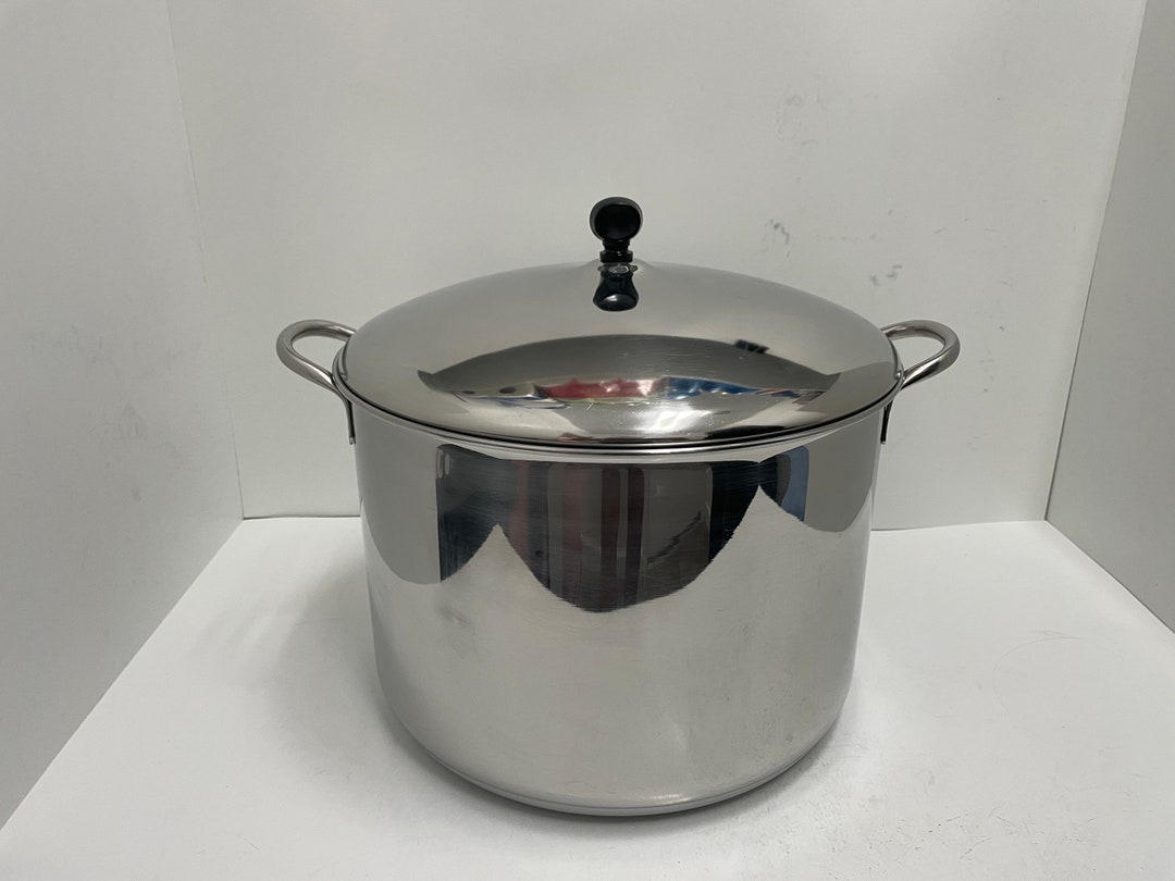 FARBERWARE Stainless Steel/aluminum Clad 16 Quart Stock Pot Heavy Duty