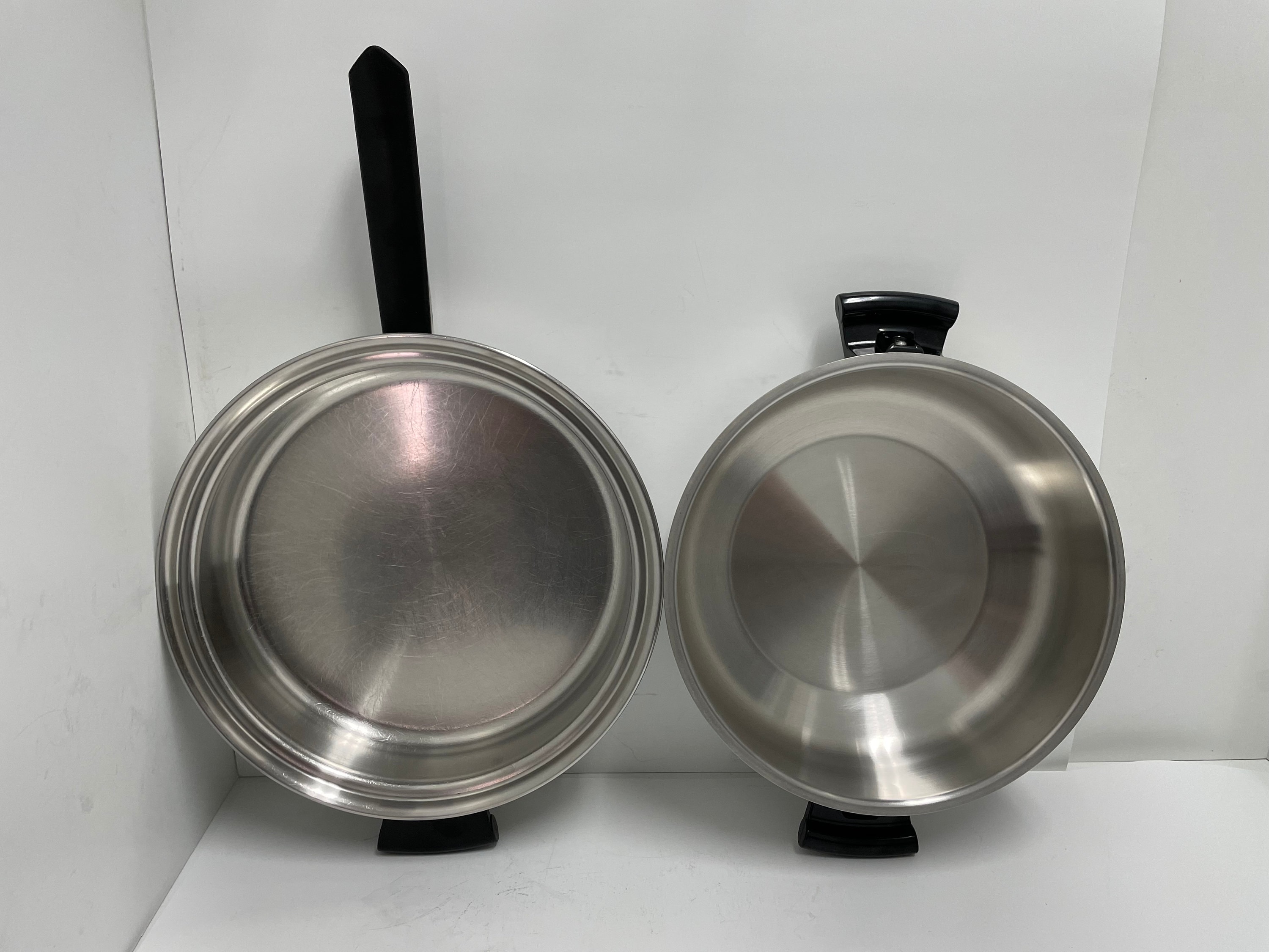 AMWAY QUEEN COOKWARE PANS 18/8 Stainless Steel Made In USA Seldom Used -  household items - by owner - housewares sale