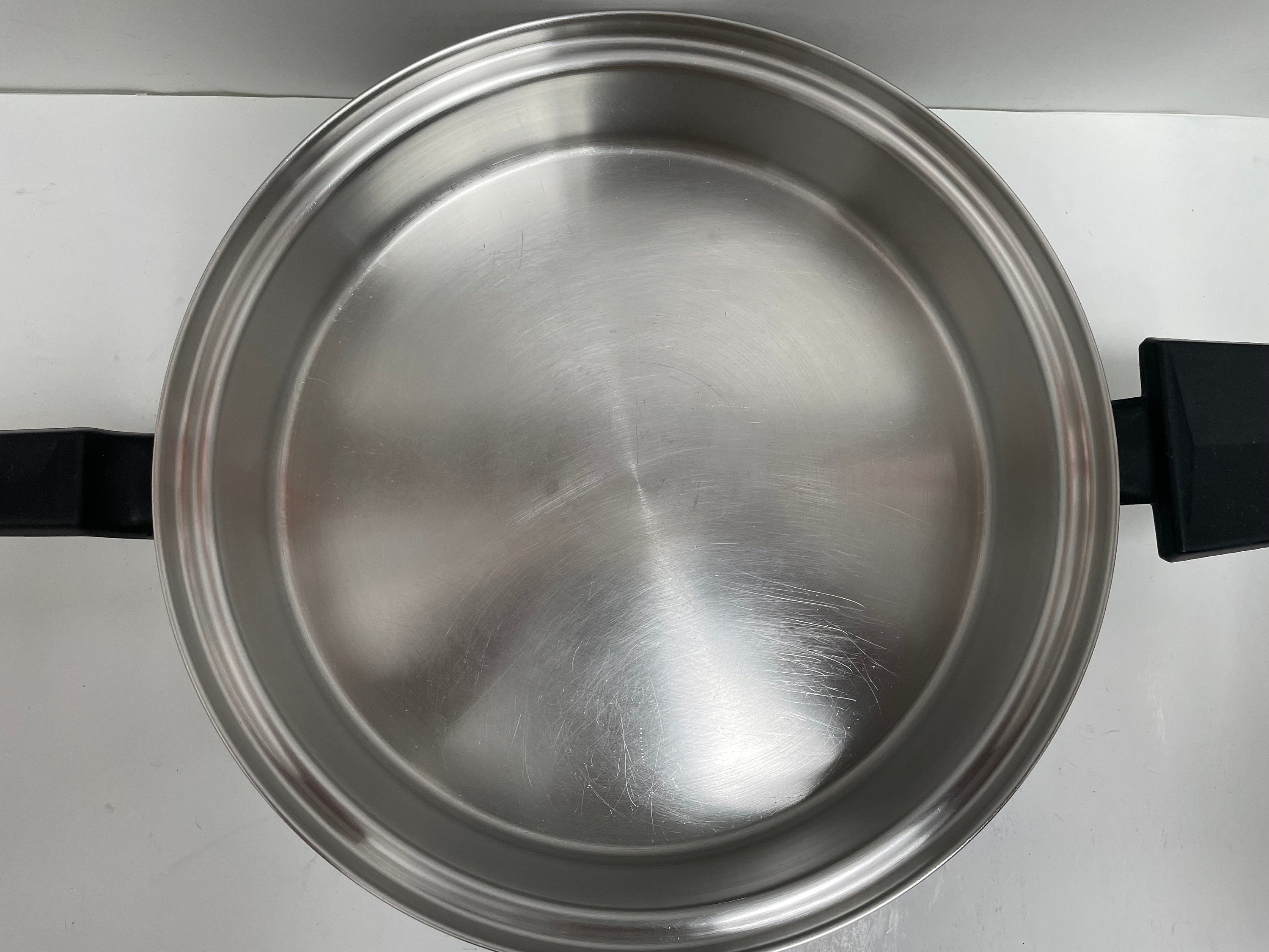 ROYAL PRESTIGE 7ply Stainless Steel Titanium Silver Alloycopper 11" Chicken Fryer/skillet With