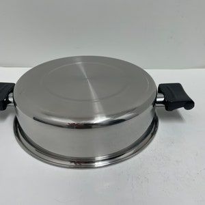 Pro Health Ultra Cookware Stainless Steel 11&quot; Dome Lid for Skillet/Stock Pot Made in USA Good Used Condition