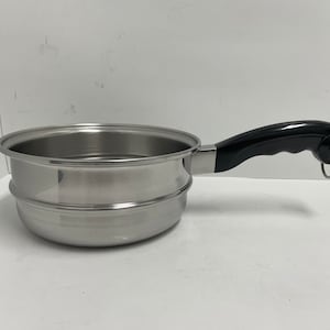 Vintage Saladmaster 8" Stainless Steel Steamer Insert/Colander Refurbished with New Handle Made in the U.S.A.