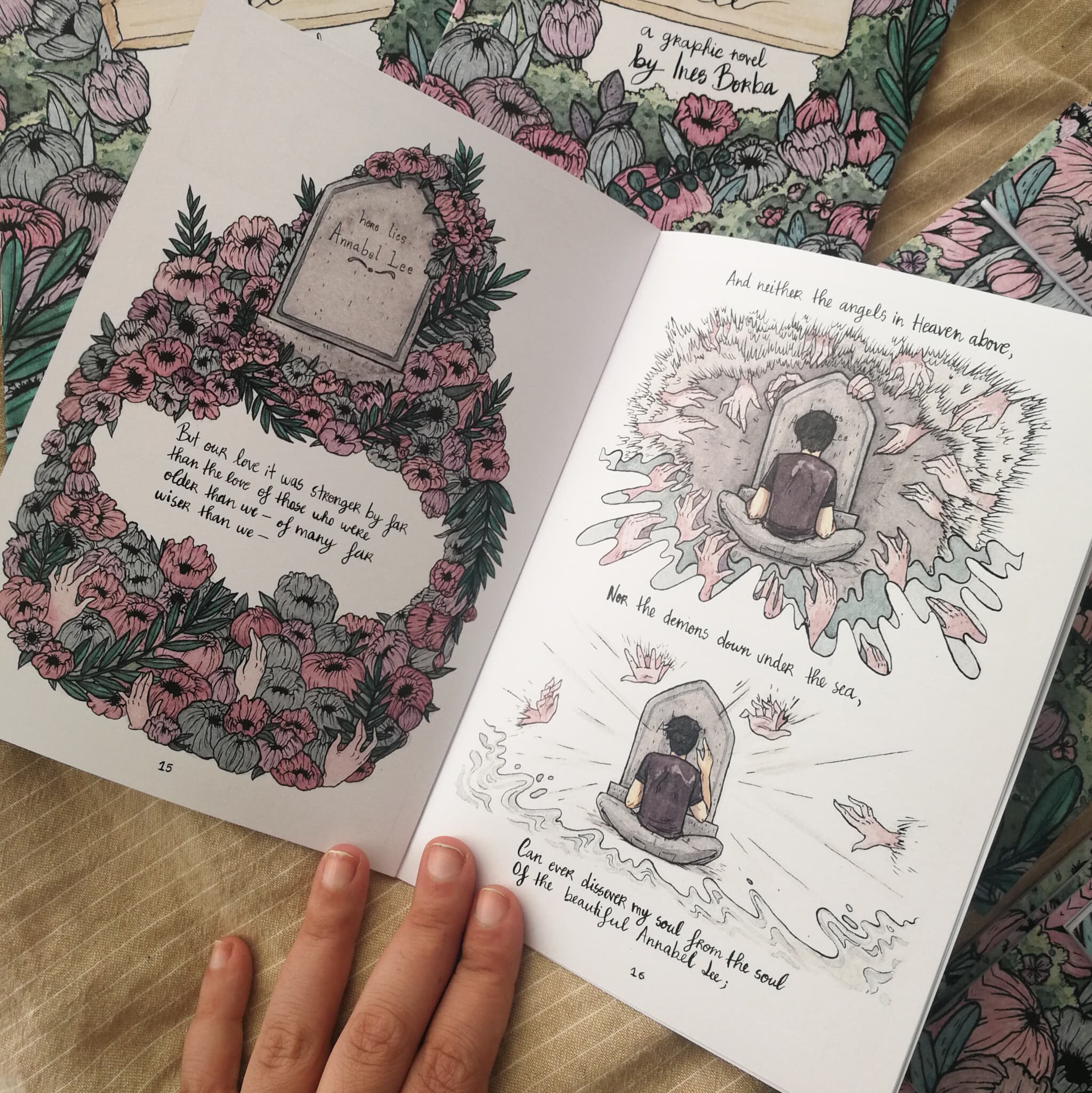 Annabel Lee Illustrated Novel Etsy Annabel Lee Illustrated Novel Etsy