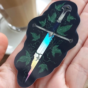 Adesivo olografico LOTR Blade - Offerta adesivi
