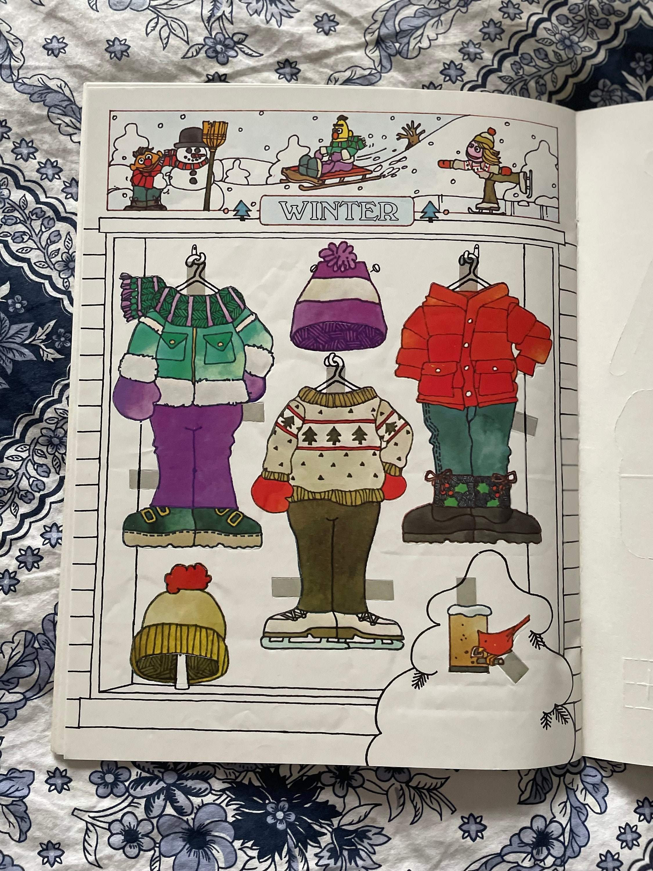 Summer Garden: A Paper Doll And Her Clothing