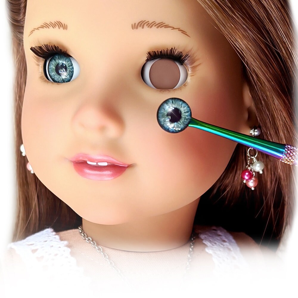 BROWN BASE Doll Eyes for Custom 18 American Girl Dolls Etsy