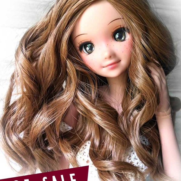 SALE!!! Autumn Wind | "Kindness" | Size 8" - DELUXE Doll Wig fits Smart Doll 8-9" (Beautifully Custom Exclusive)