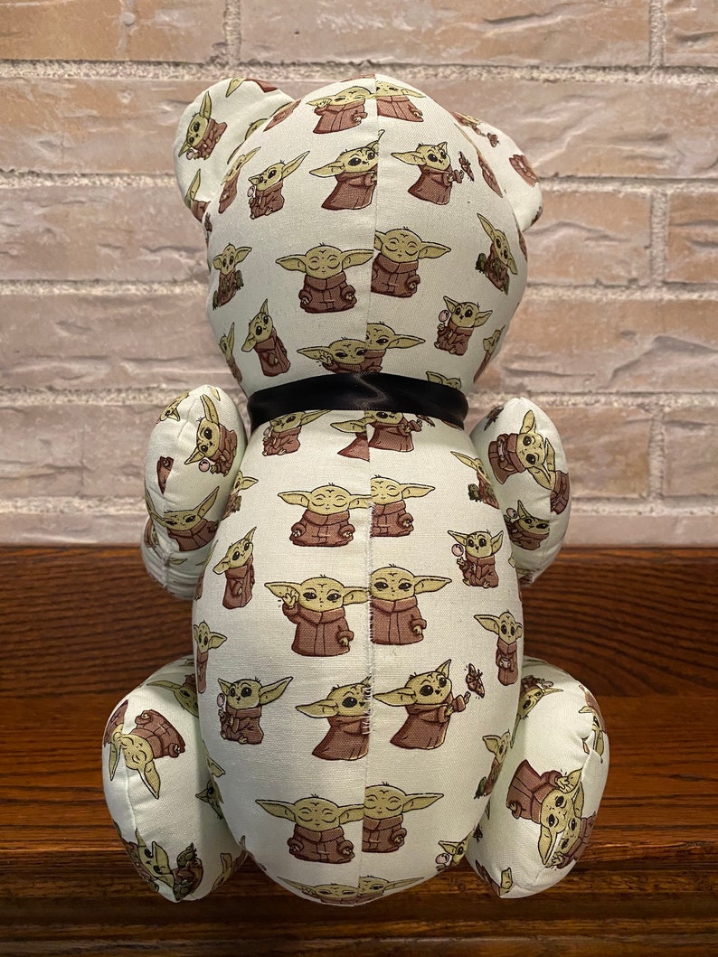 Star Wars-Mandalorian-The Child-Grogu-Baby Yoda Bear-lt green-stuffed bear novelty bear souvenir bear handmade bear custom bear teddy bear