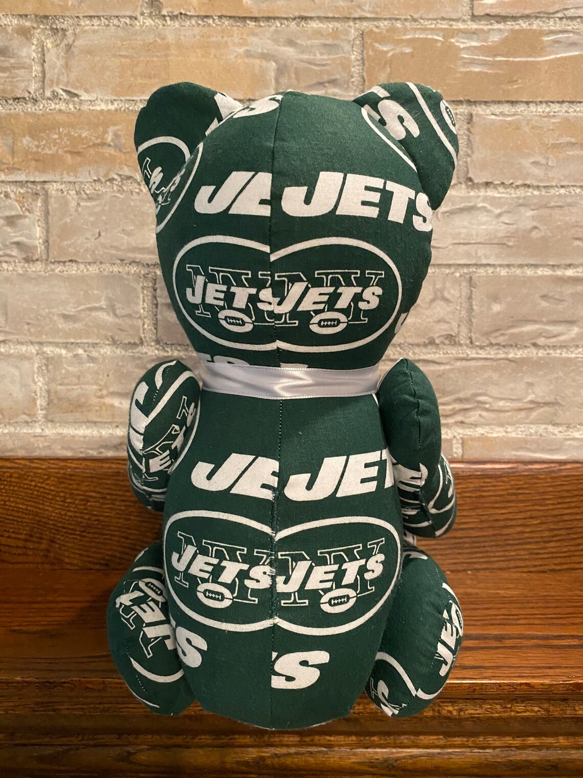 New York Jets Beargreennfl Bear Stuffed Bear Football Bear Etsy