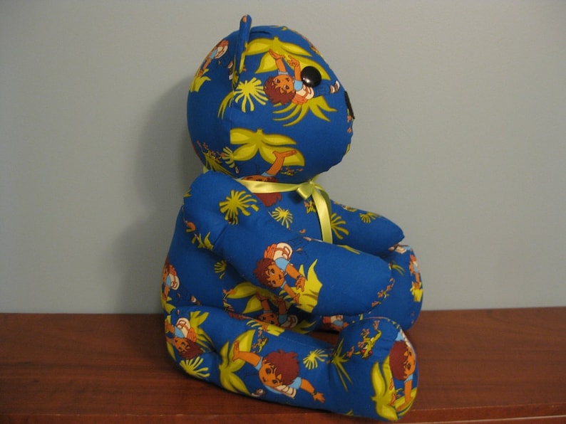 Go Diego Go Bear-stuffed Bear Novelty Bear Souvenir Bear Handmade Bear ...