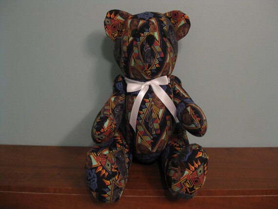 black panther teddy bear
