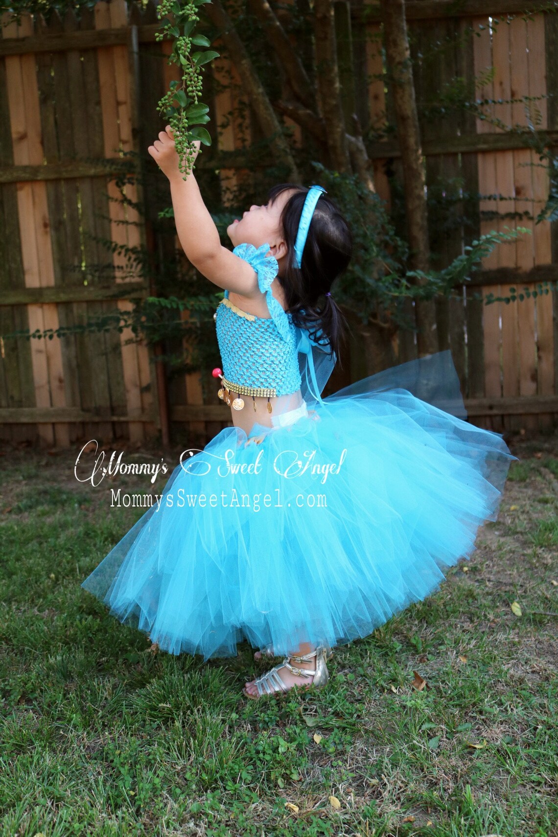 Jasmine Tutu Dress Comes W/ Matching Bow. Aladdin Tutu Dress. Etsy