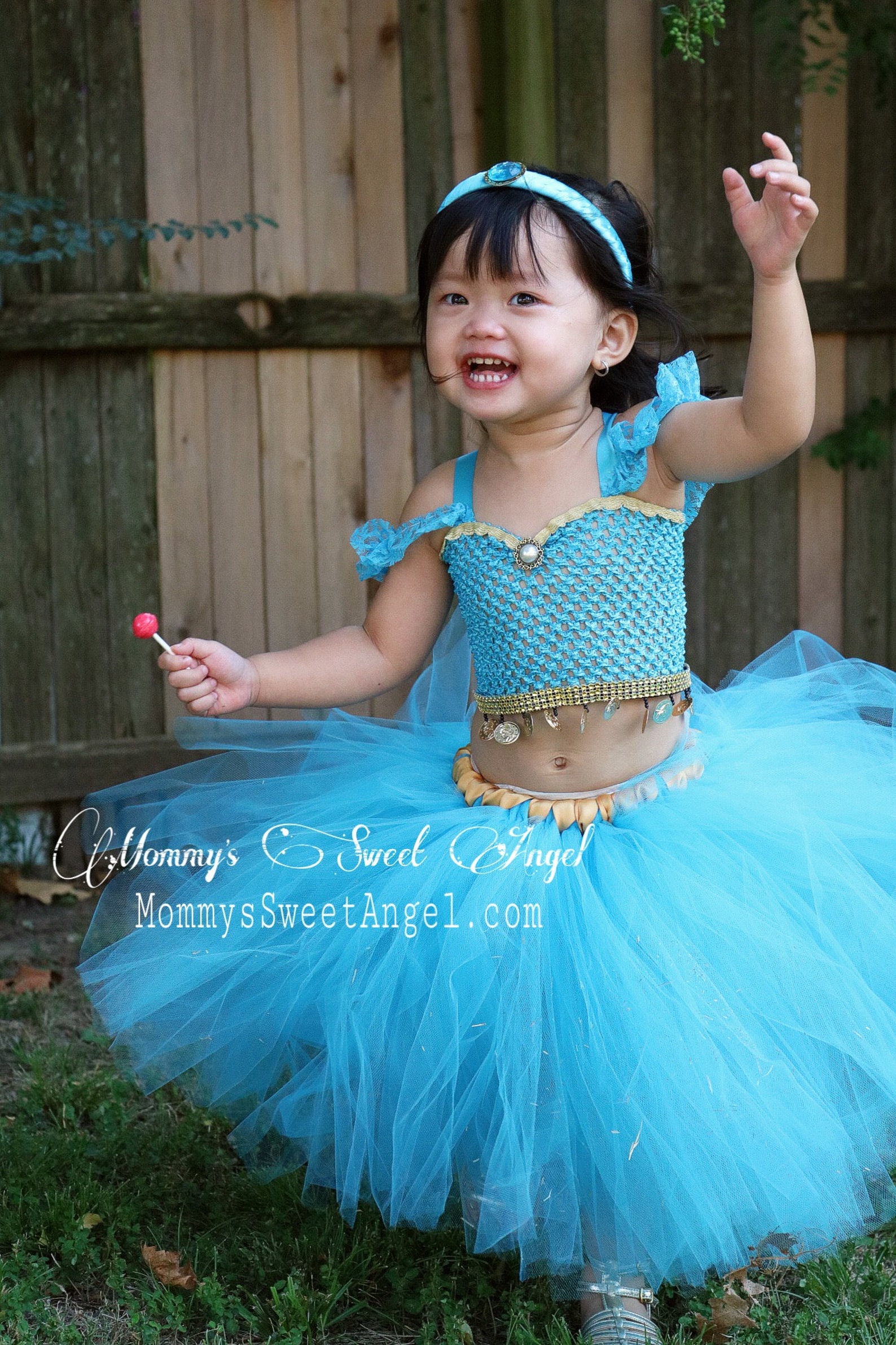Jasmine Tutu Dress Comes W/ Matching Bow. Aladdin Tutu Dress. Etsy
