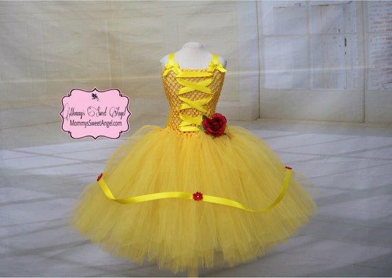 beauty and the beast tutu dress