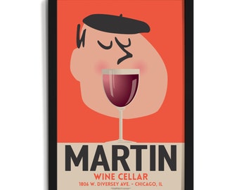 Wine Mouth Personalized Art (Medium)