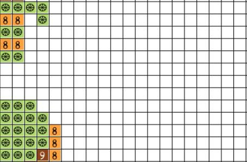 Zelda Cross Stitch Pattern PDF | The Legend of Zelda NES 8-Bit Link | Retro Gamer Pixel Art Cross Stitch image 4