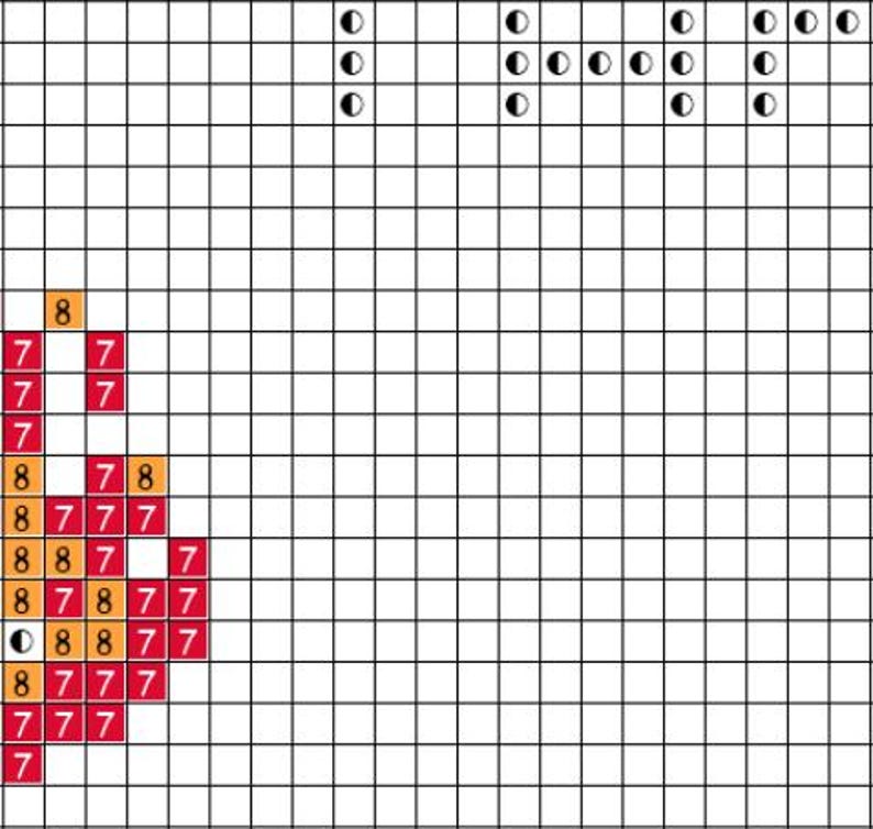 Zelda Cross Stitch Pattern PDF | The Legend of Zelda NES 8-Bit Link | Retro Gamer Pixel Art Cross Stitch image 5