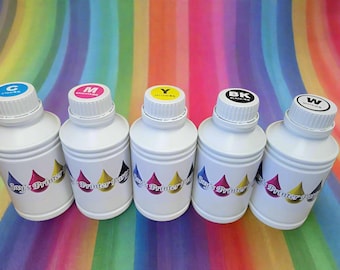 Dtg Ink 500Ml Bottles Cmyk Direct To Garment Ink
