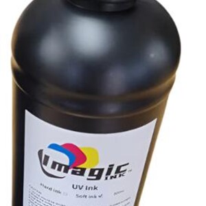 Imagic Ink For Uv Printers Uv Ink - Choose Your Color And Type (500Ml Bottles) - Hard, Neutral, Soft, Fluorescent - Uv Inks With Jay'S Print Light Cyan (Lc)