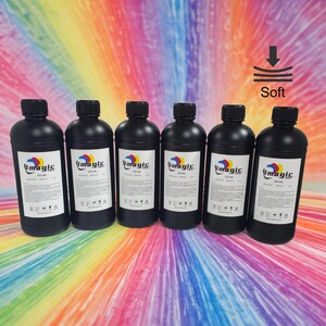 Imagic Ink For Uv Printers Uv Ink - Choose Your Color And Type (500Ml Bottles) - Hard, Neutral, Soft, Fluorescent - Uv Inks With Jay'S Print image 3