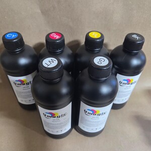 Imagic Ink For Uv Printers Uv Ink - Choose Your Color And Type (500Ml Bottles) - Hard, Neutral, Soft, Fluorescent - Uv Inks With Jay'S Print image 18