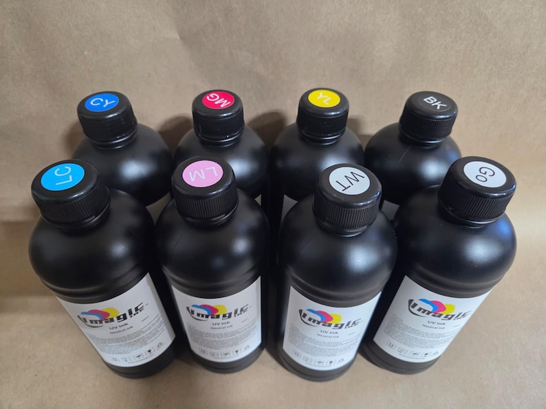 Imagic Ink For Uv Printers Uv Ink - Choose Your Color And Type (500Ml Bottles) - Hard, Neutral, Soft, Fluorescent - Uv Inks With Jay'S Print image 19