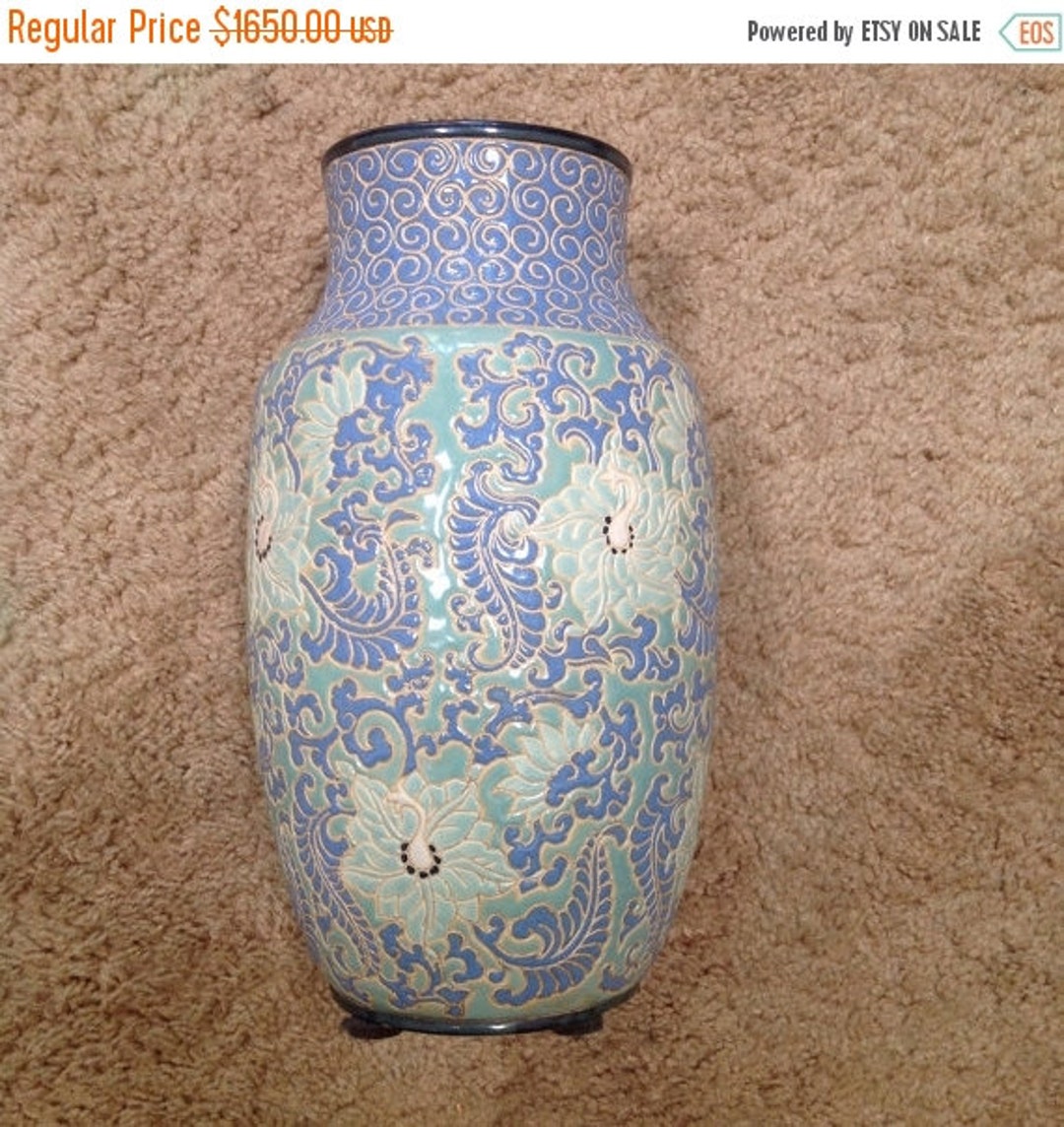 1 Wonderful Art Deco Vase in the Manner of Longwy Etsy