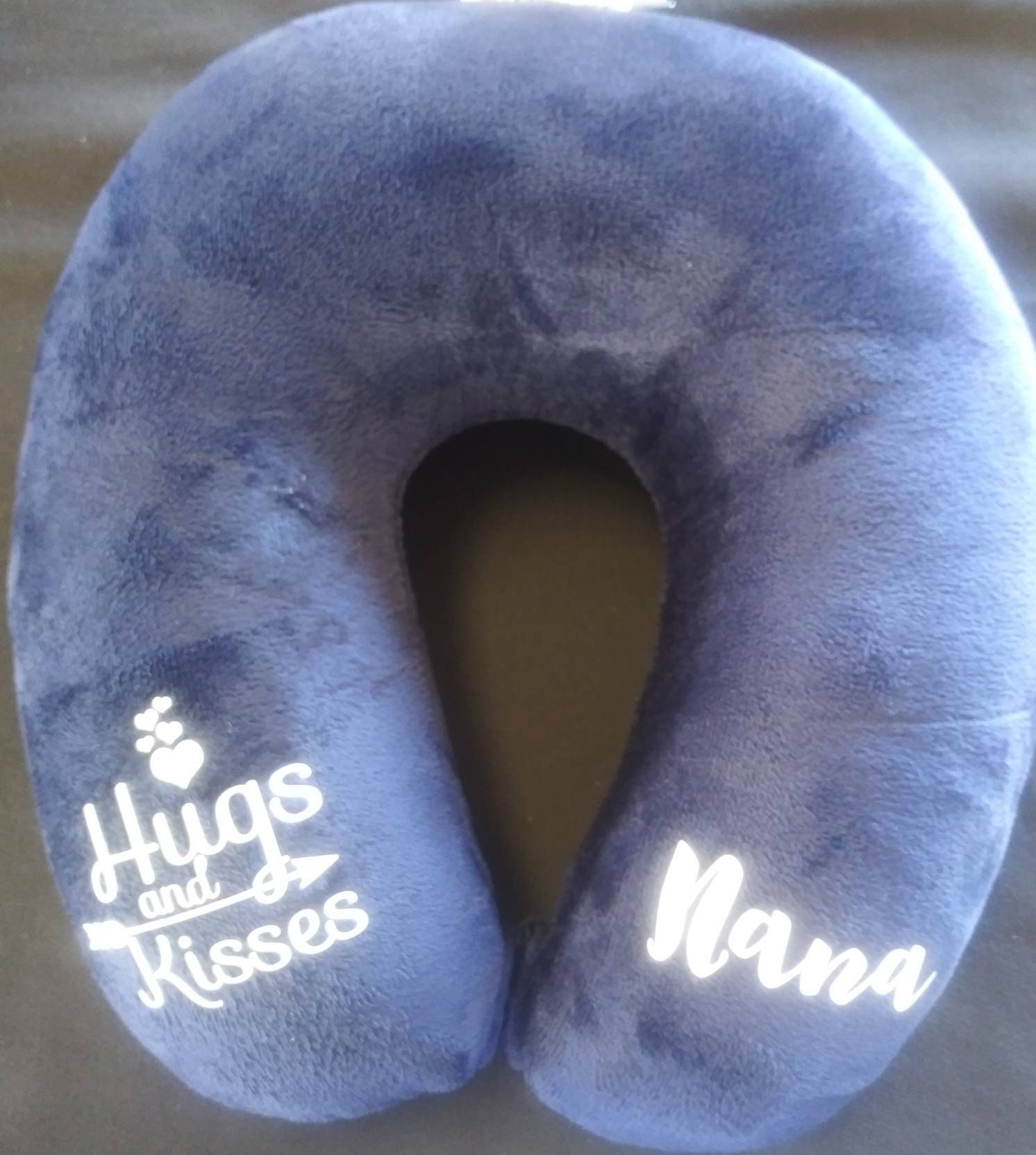 Monogrammed neck pillow hotsell