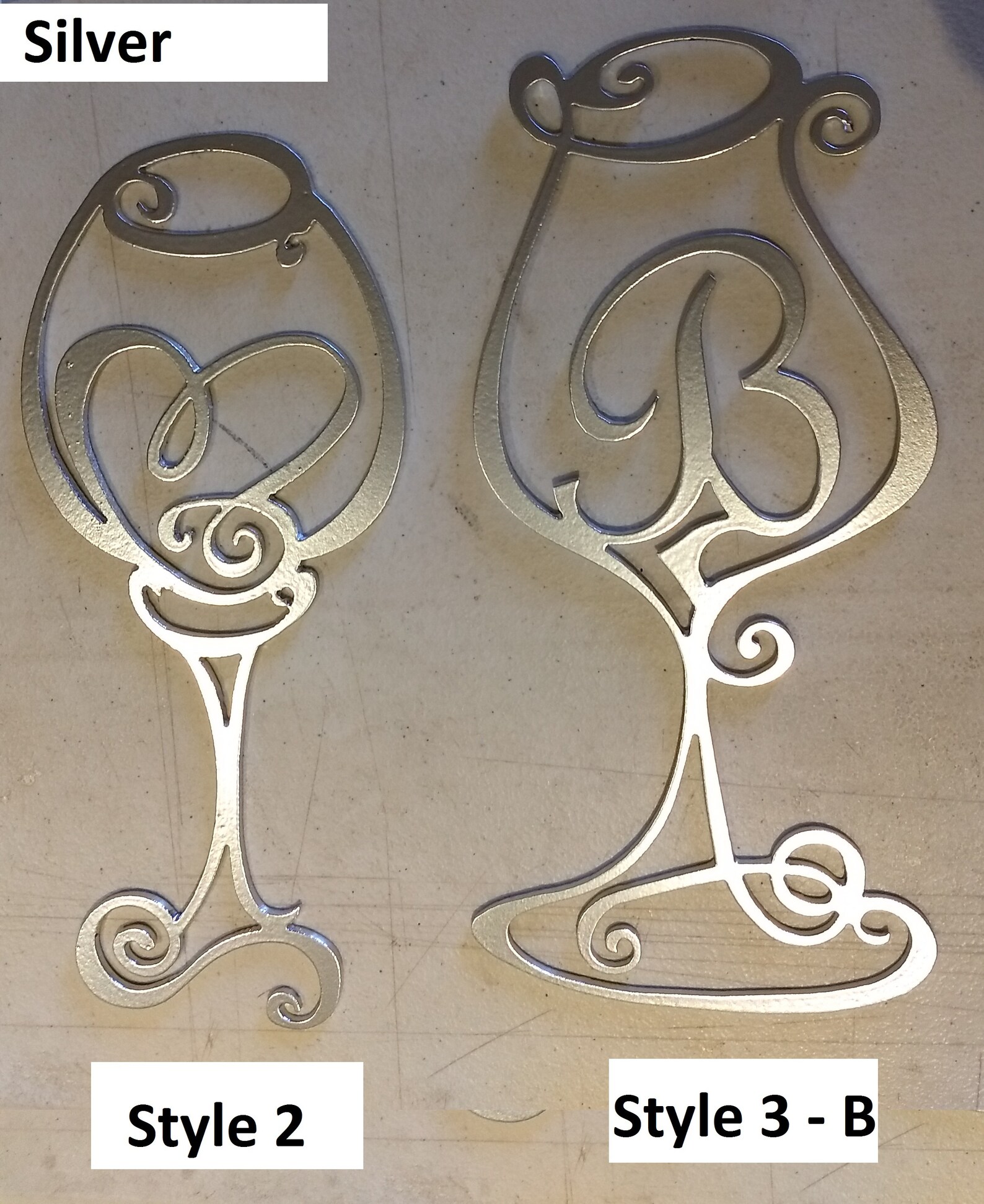 Wine Glass Wall Decor Metal Art Painted or Stainless Steel Etsy