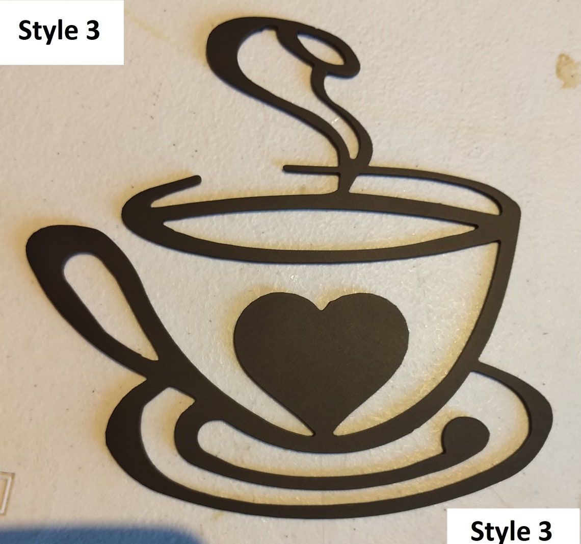 Coffee Cup Lovers Metal Wall Art Decor Etsy