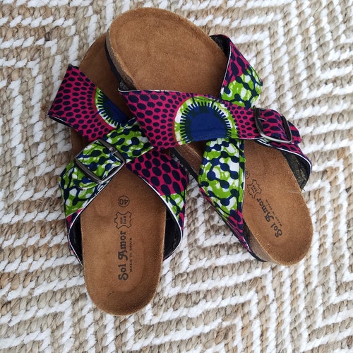 African Print/ Ankara shops casual footwear. UNISEX SIZE 40