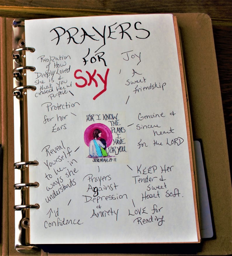 Clear Scripture Doodle Prayer Sticker sheet A/8.5x11 Scripture | Etsy