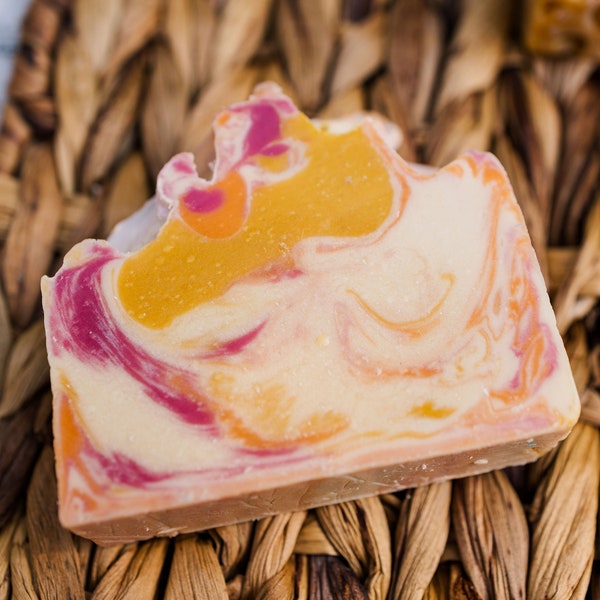 Pink Grapefruit Goat's Milk Soap