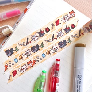 Mxtx Boys Washi Tape Wangxian Hualian Bingqiu
