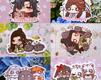 Mxtx WangXian BingQiu HuaLian Vinyl Stickers Mdzs Tgcf Svss