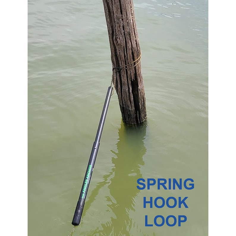 Fishing Boat Anchor and Kayak Accessory Securely Attach to Tree Stumps, Tree Branches Above or