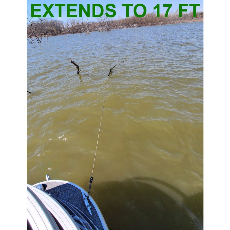 Fishing Boat Anchor and Kayak Accessory Securely Attach to Tree Stumps, Tree Branches Above or