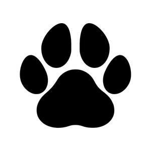Dog / Puppy Paw Print Vinyl Decal Sticker