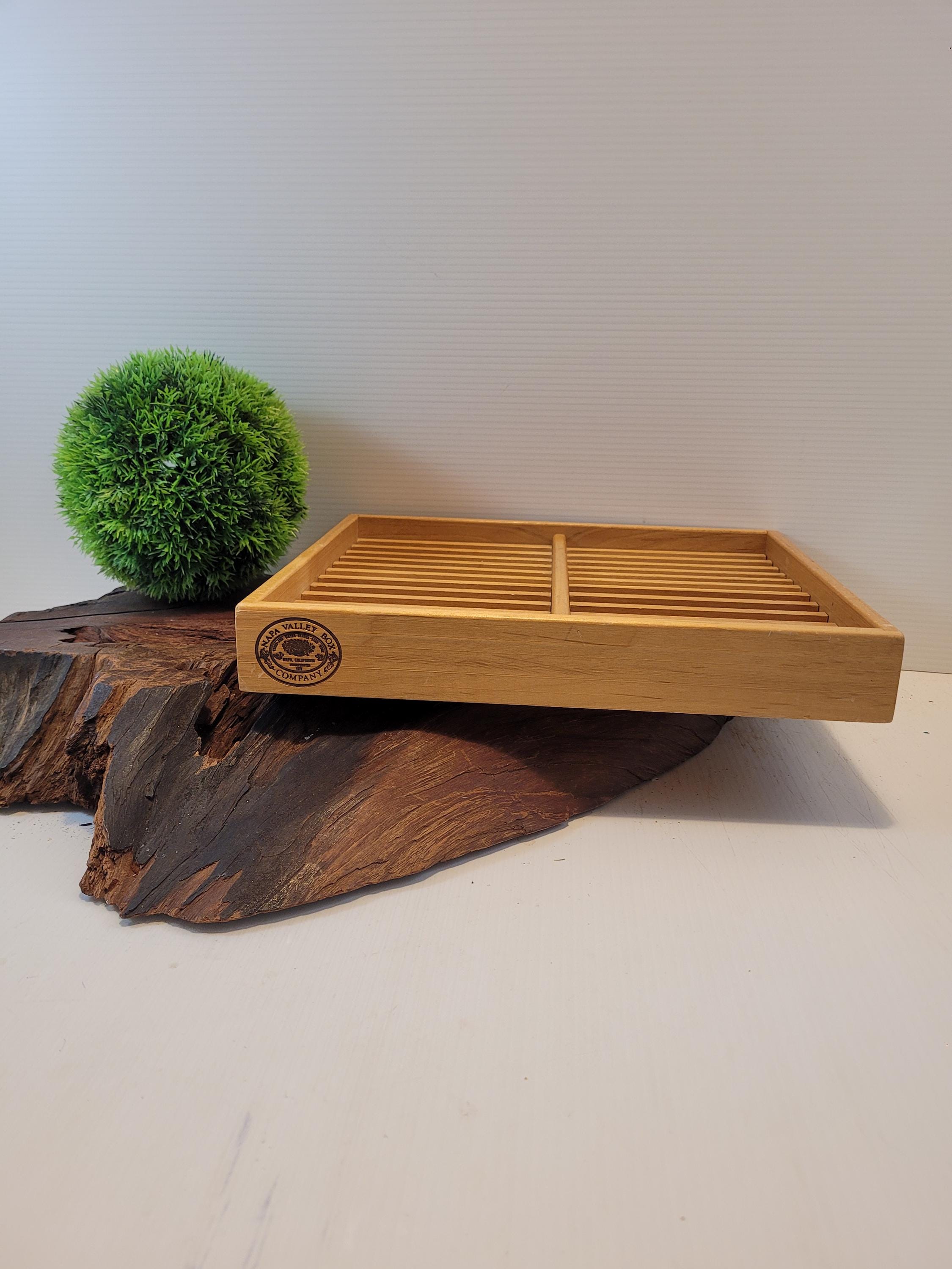 Napa Valley Box Company Wooden CD Holder Tray Holds 24 - Etsy