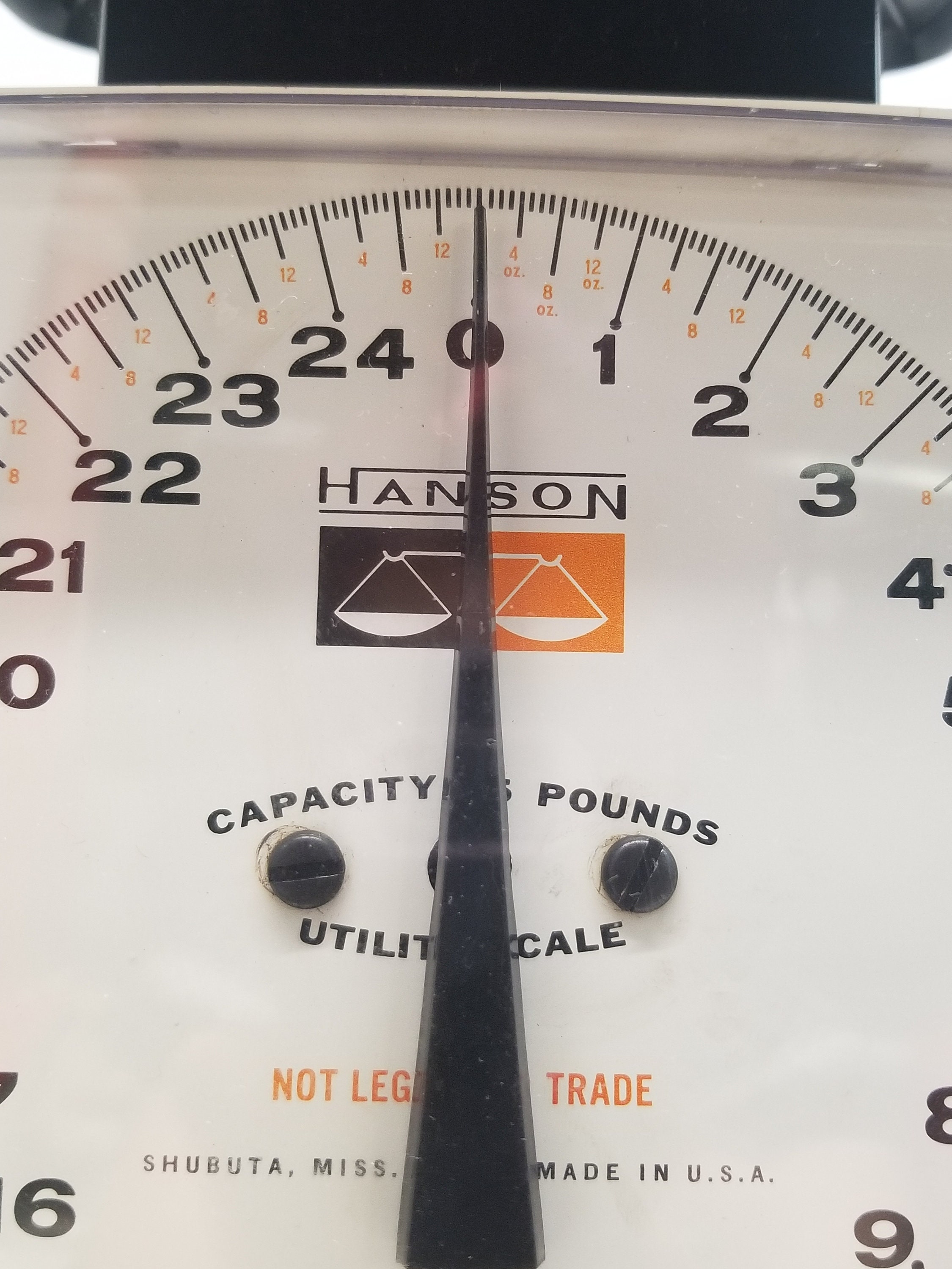 Vintage Hanson Utility Scale White and Black Hanson Scale Etsy