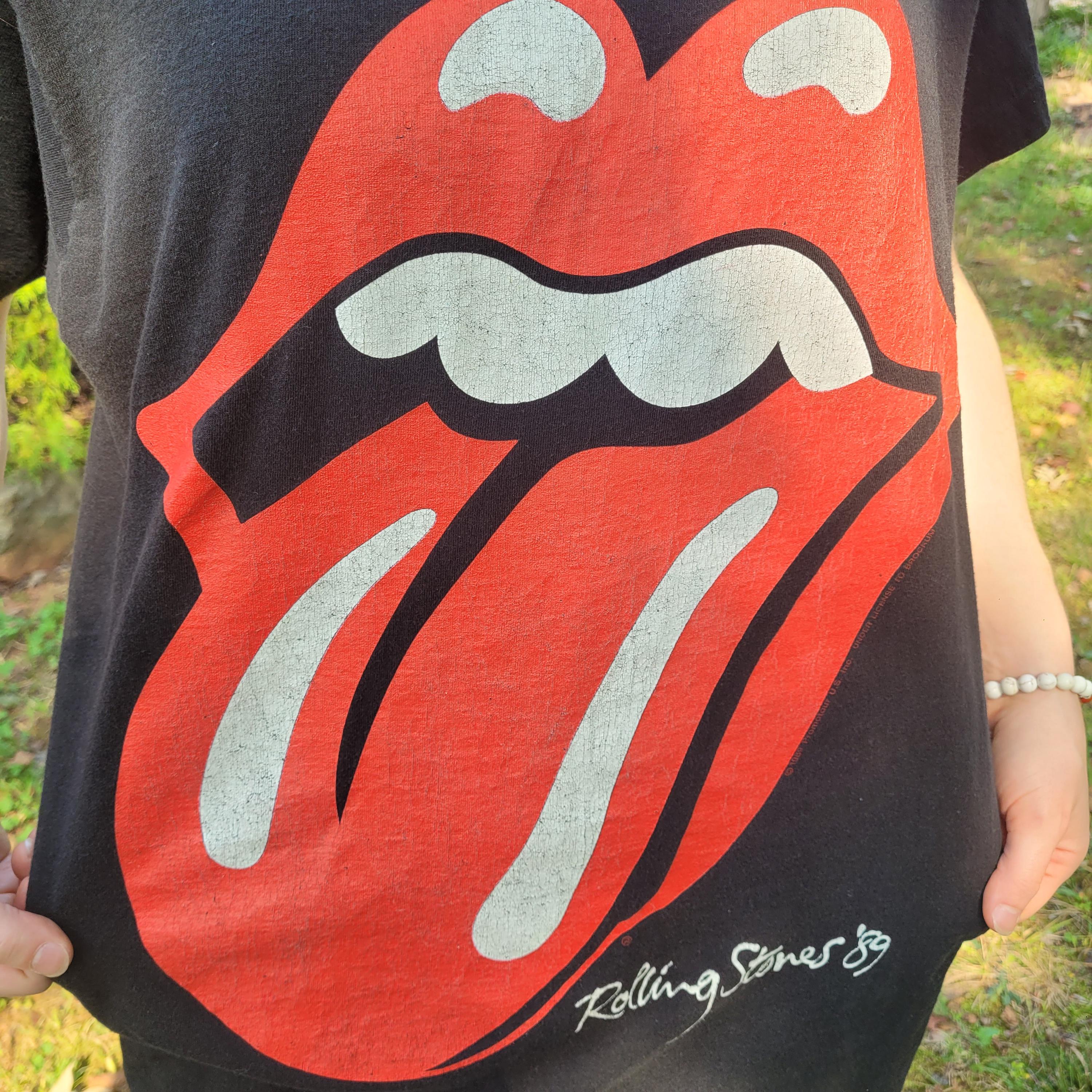 Vintage Rolling Stones 1989 T-shirt: 1989 North American