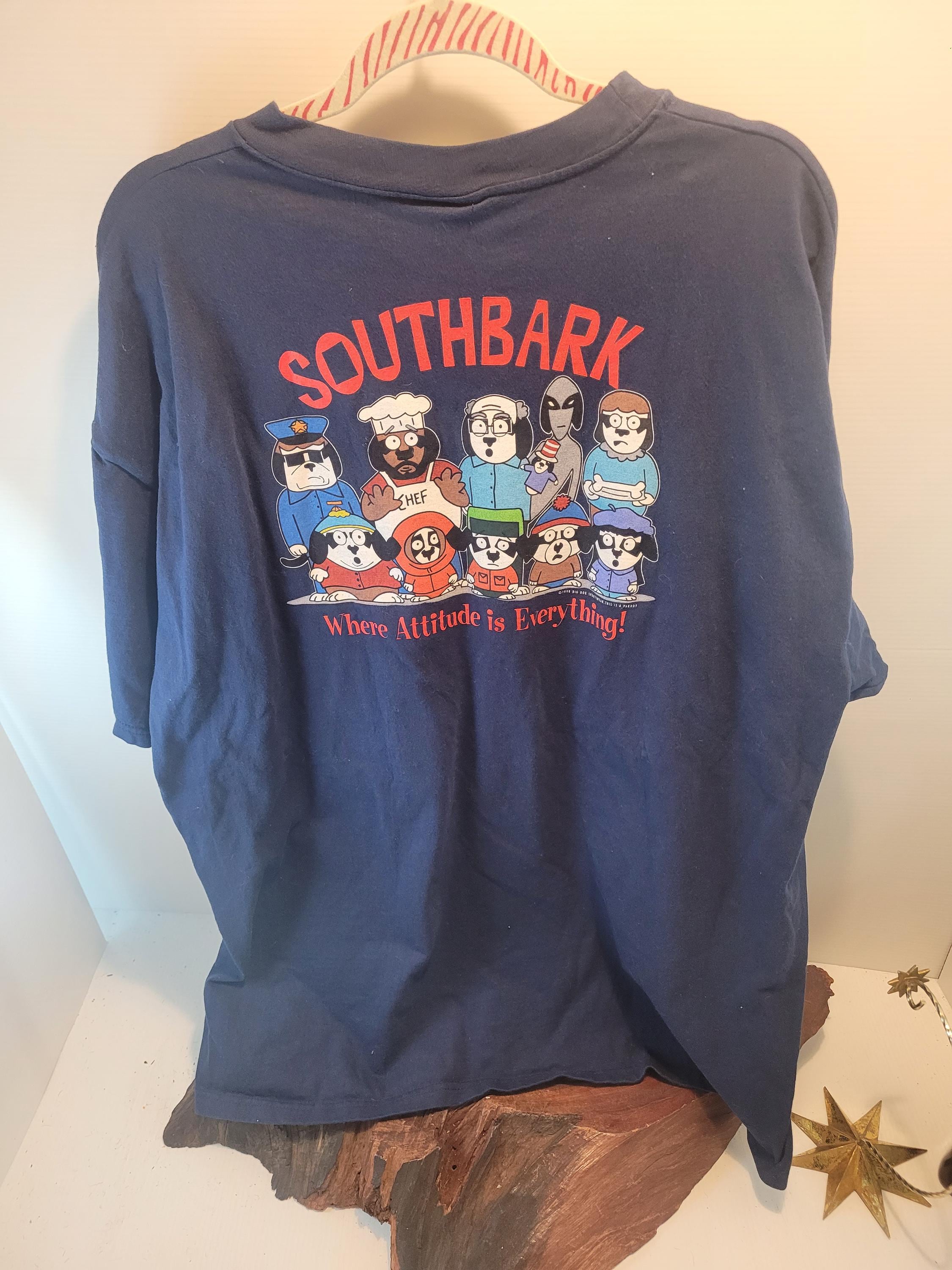 Vintage Big Dogs South Bark XXL T-shirt 1998 - Etsy