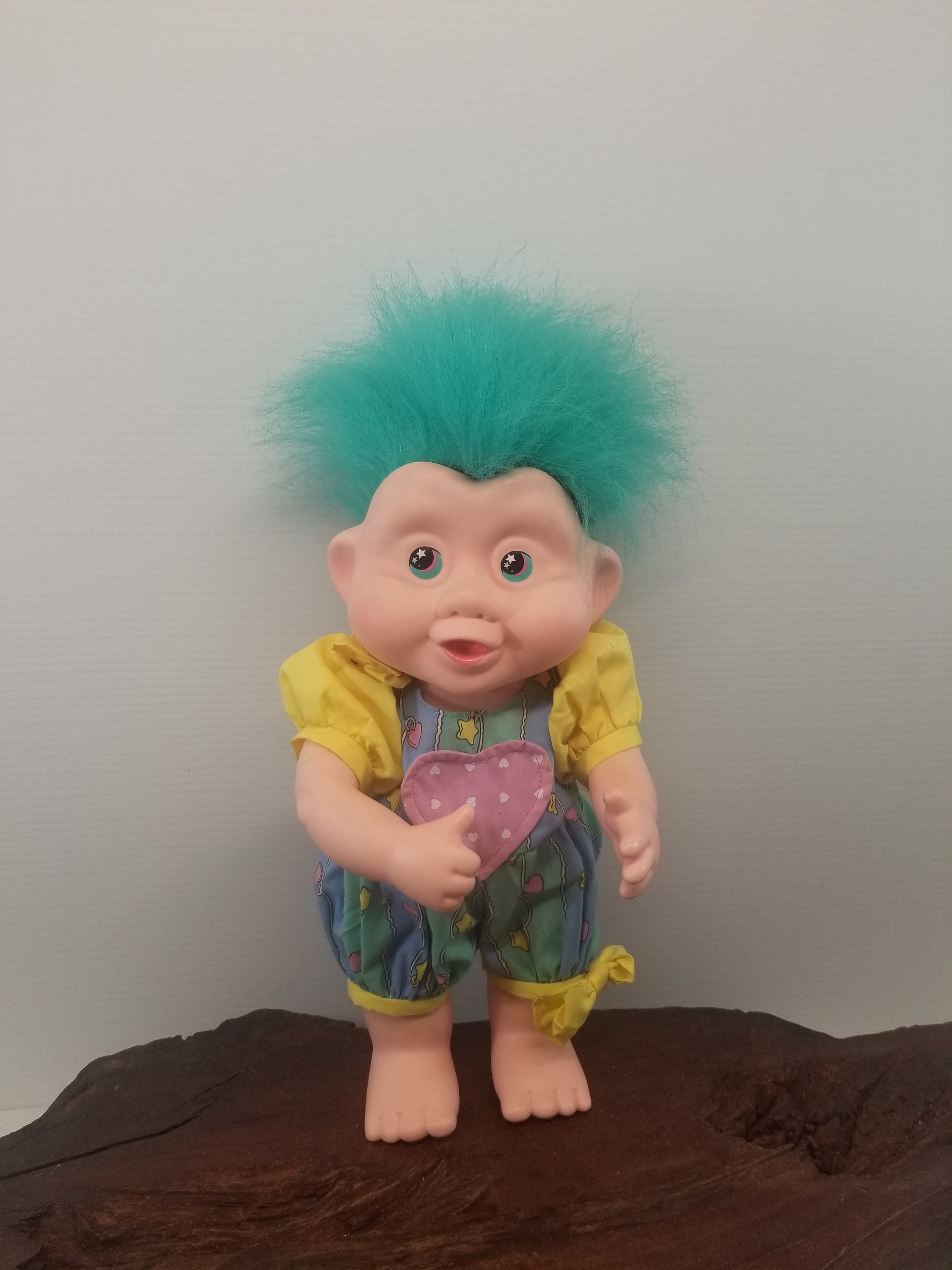 Vintage 3 Trolls Applause Magic Baby Poseable Trolls 90s 