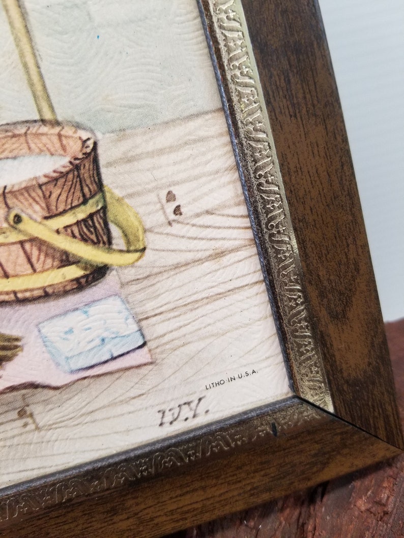 REDUCED Country Girl Cottagecore Witch Lithograph Pair Holly Hobbie