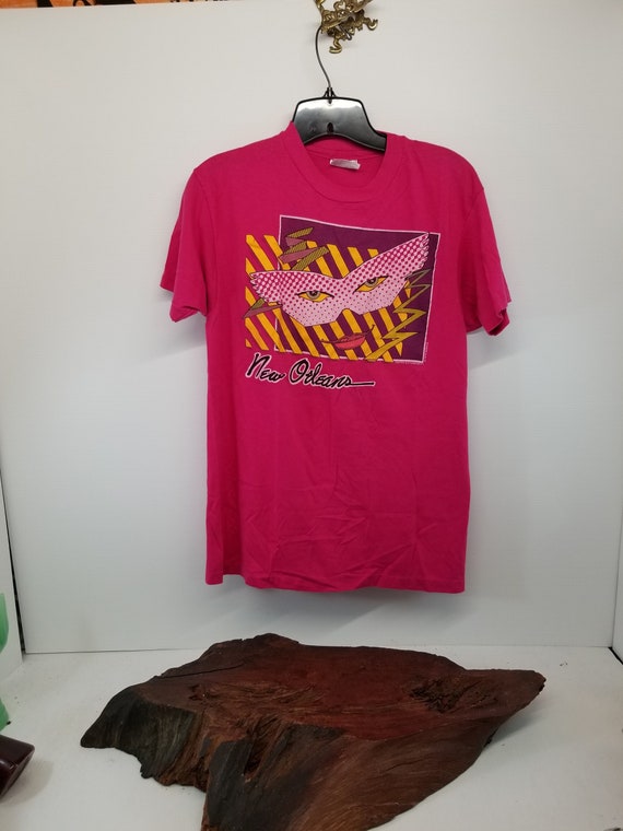 1984 New Orleans Souvenir T- Shirt,  Mardi Gras Ma