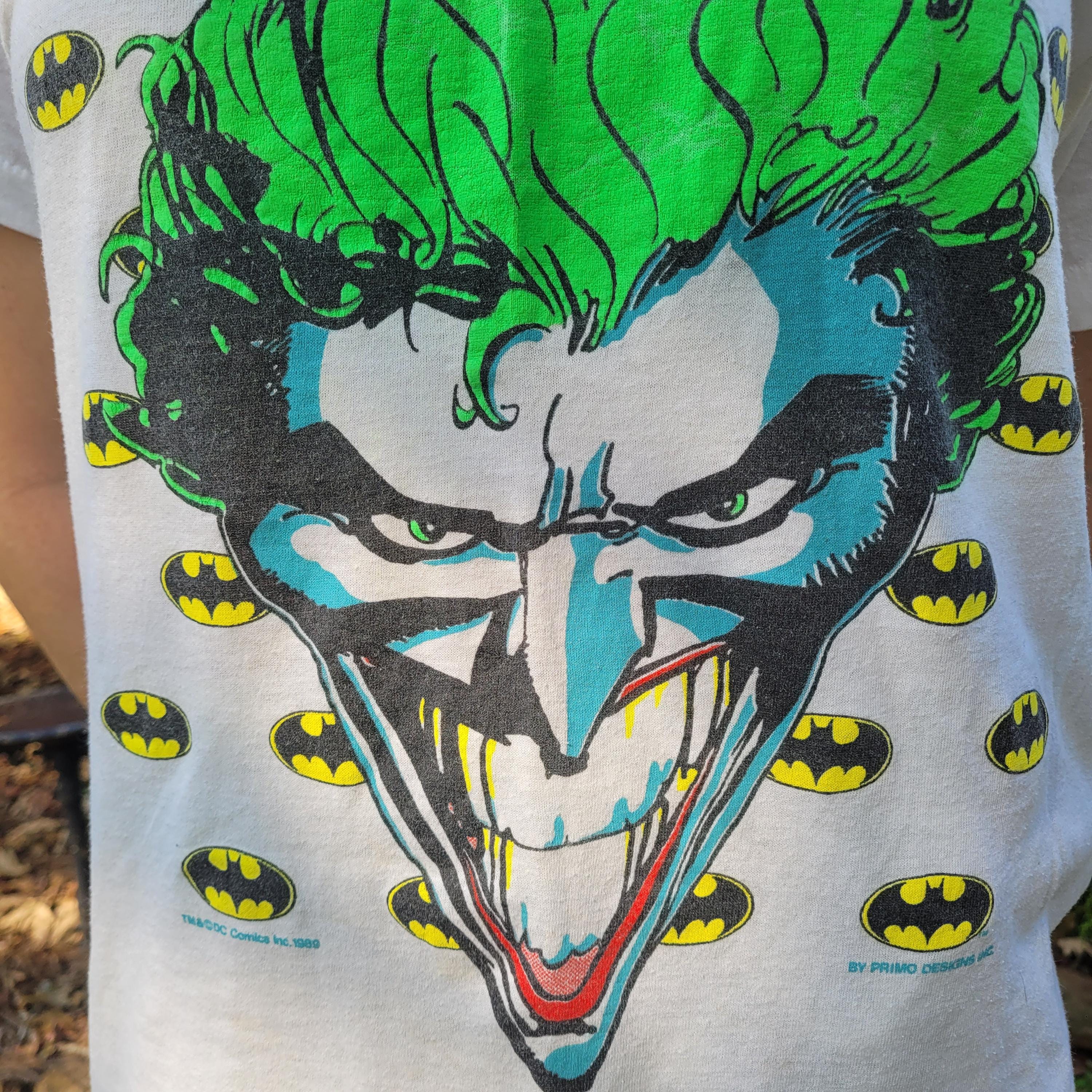 Vintage Joker DC Comics T-shirt by Primo Designs 1989 - Etsy