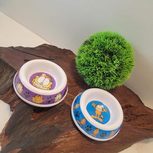 Garfield Cat Bowls - Etsy