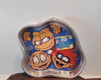 Vintage Rugrats Wilton Cake Pan: Cartoon Character Mold (1998)